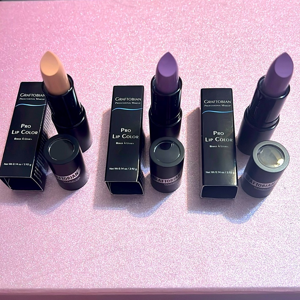 GRAFTOBIAN PRO LIP COLOR SET OF 3 - NEW